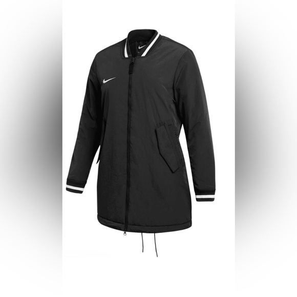 Nike Stock Dugout Repel Insulated Full Zip Women’s Black Jacket NWT